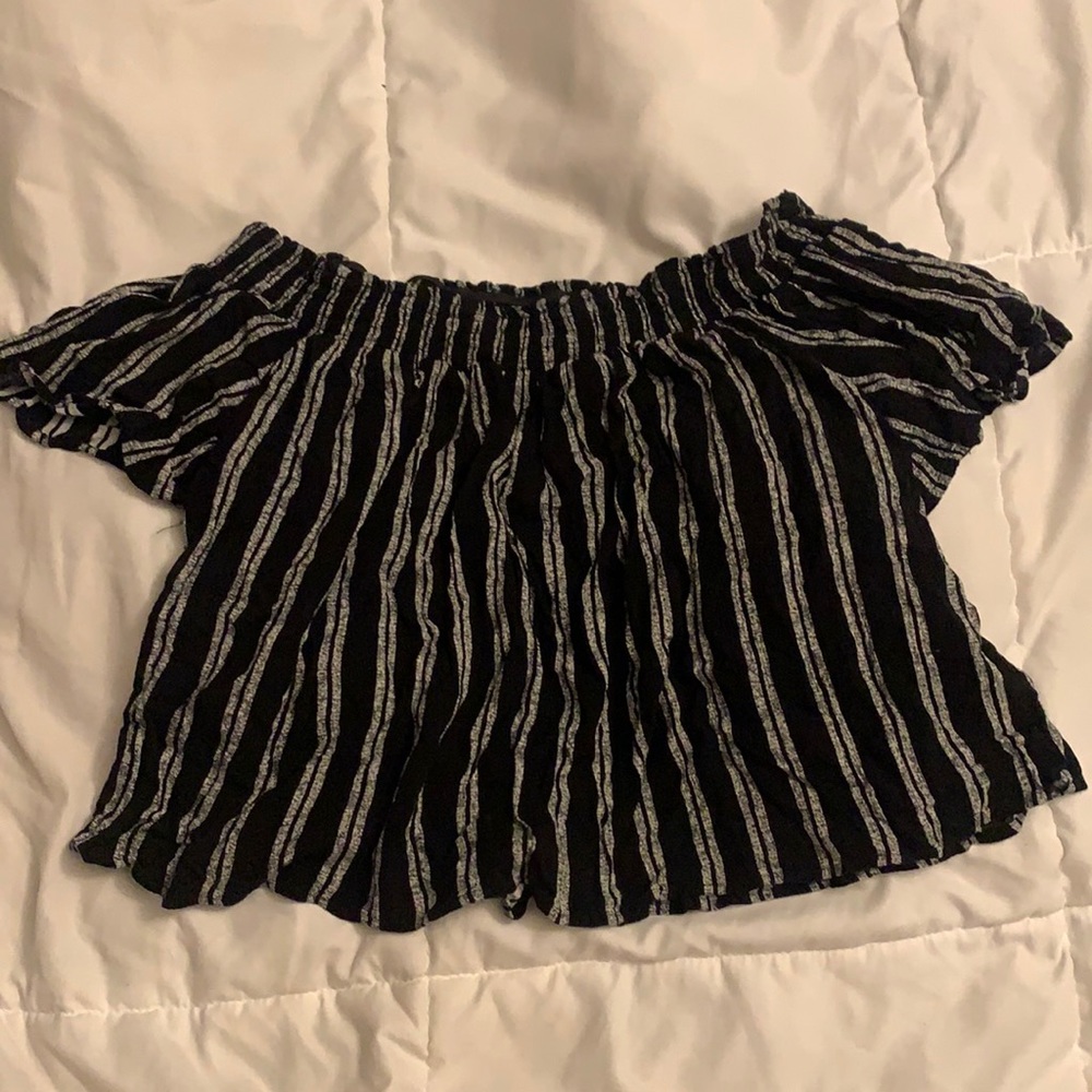 black with grey Stripes